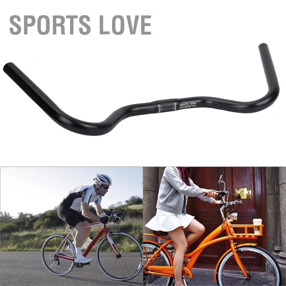 Sports Love วินเทจคลาสสิกจับแฮนด์จักรยานอลูมิเนียมอัลลอยด์สำหรับจักรยานเสือหมอบ