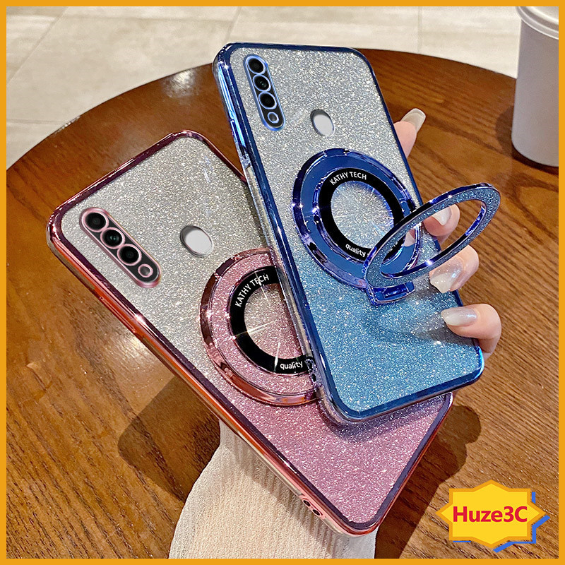 เคส OPPO A31 A38 A18 A58 A83 A91 A15 A15S A9 2020 A5 2020 A17 เคสโทรศัพท์มือถือ แบบพับได้ พร้อมขาตั้ง สําหรับ ZJSF