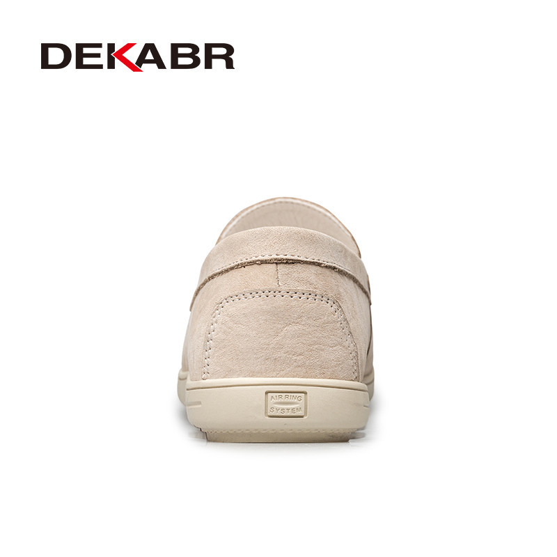 Dekabr รองเท้าโลฟเฟอร์ลําลอง หนังวัวแท้ ใส่สบาย แฮนด์เมด แฟชั่นฤดูใบไม้ผลิ สําหรับผู้ชาย ไซซ์ 36-46