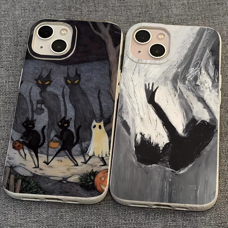 เคสโทรศัพท์ซิลิโคน TPU แบบนิ่ม กันกระแทก ป้องกันกล้อง สําหรับ IPhone 13 Pro Max 12 Pro Max11 7 Plus 14pro Max 15 Promax 8plus X Xr Xsmax - รูปที่ 3