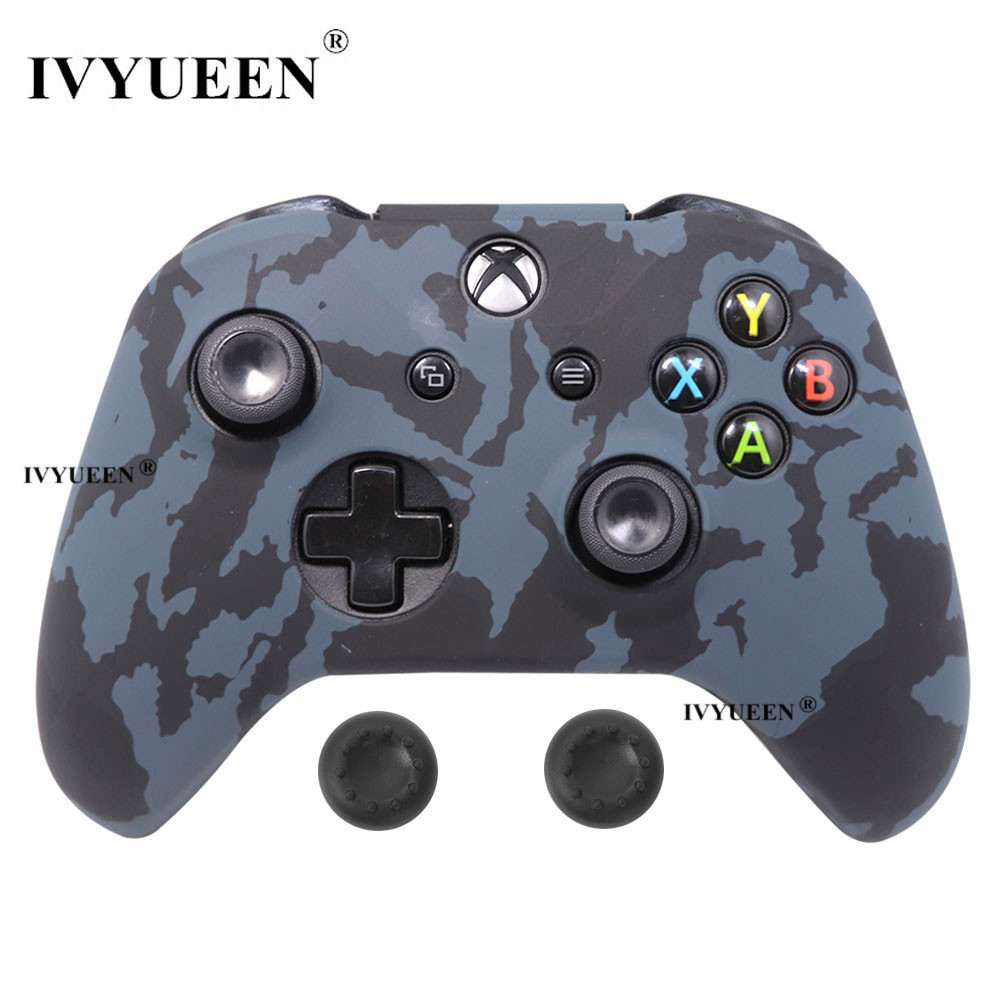 IVYUEEN สําหรับ XBox One XS Controller รุ่น 1708 ซิลิโคนป้องกันผิวกรณี Protector การพิมพ์ฝาครอบ Grips หมวก - รูปที่ 7