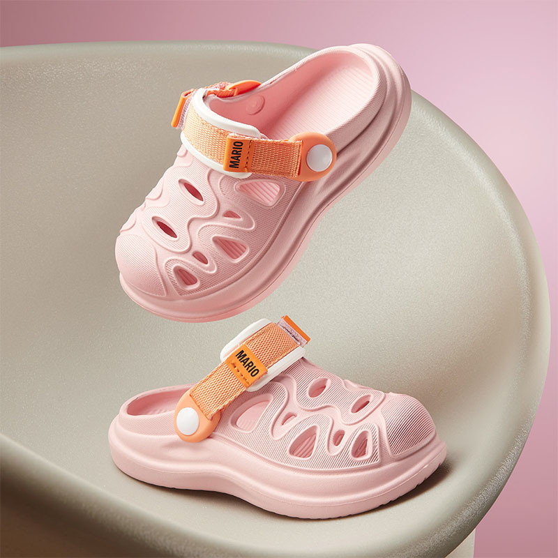 Kids Boys & Girls Cute Mario Clog Sandal Fashion Soft EVA Cartoon Women Slipper Shoes
