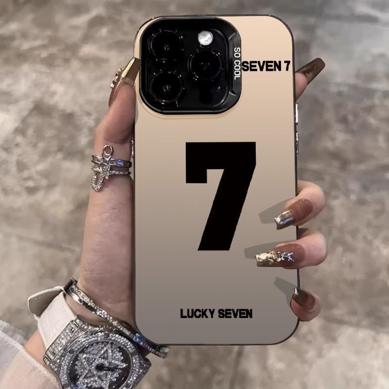 เคสไอโฟน 16/15/14/13/12/11 Pro max กันกระแทก Lucky Seven Matte Compatible Case iPhone 11,12,13,14,15,16,11PM,12PM,13PM,14PM,15PM,16PM