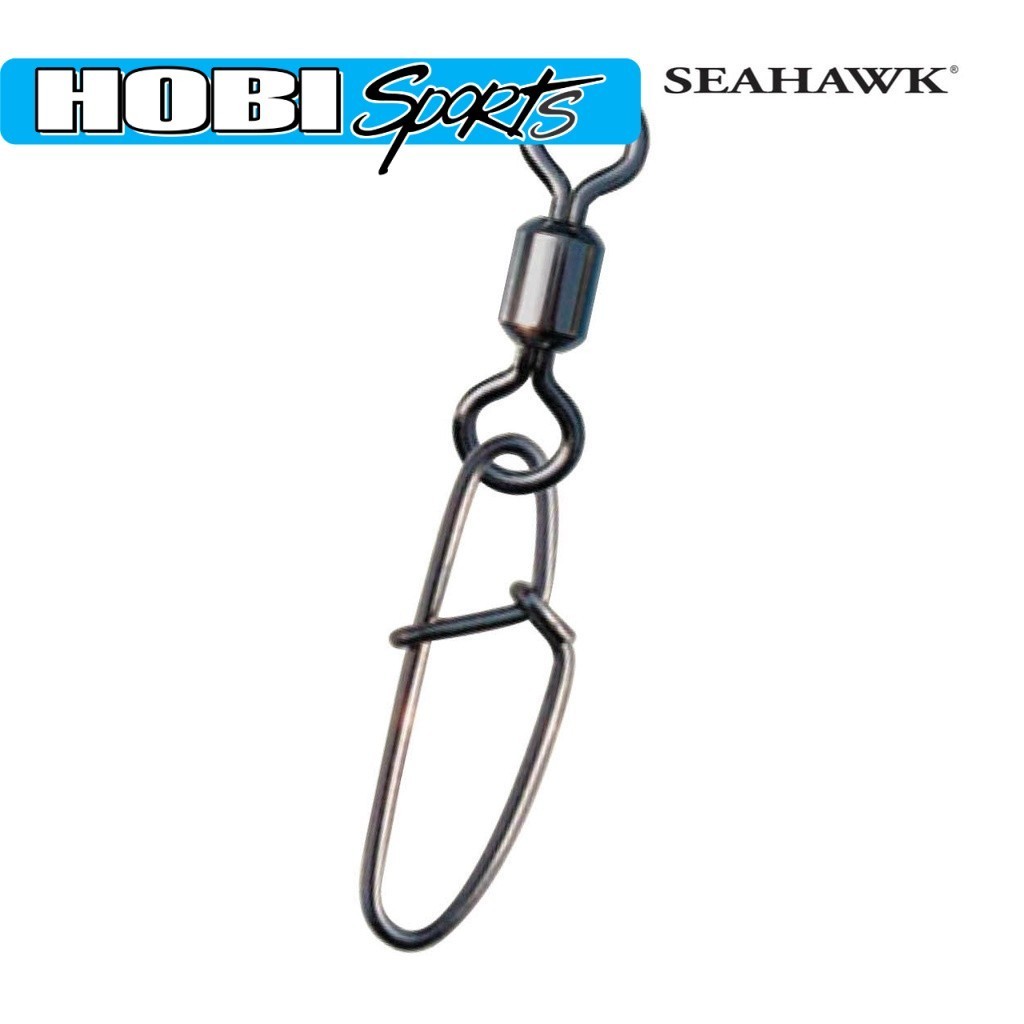 SEAHAWK TERMINAL TACKLE 3007 ROLL W/N.HOOK SNAP SEAHAWK SWIVELS YM - 3007 ROLL W/N.HOOK SNAP