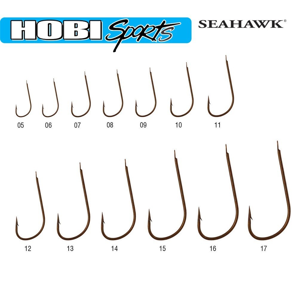 SEAHAWK HOOKS ((TAJAM ) (( 100 ชิ้น )) เกาหลี SEAHAWK HOOKS BX DX400