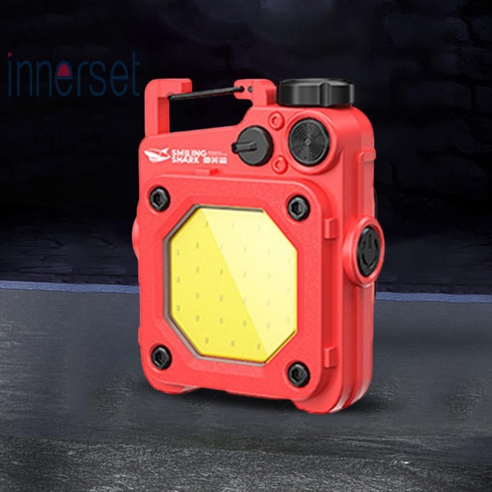 พวงกุญแจไฟฉาย LED COB Type-C ชาร์จ USB 6 โหมด [innerset.th]