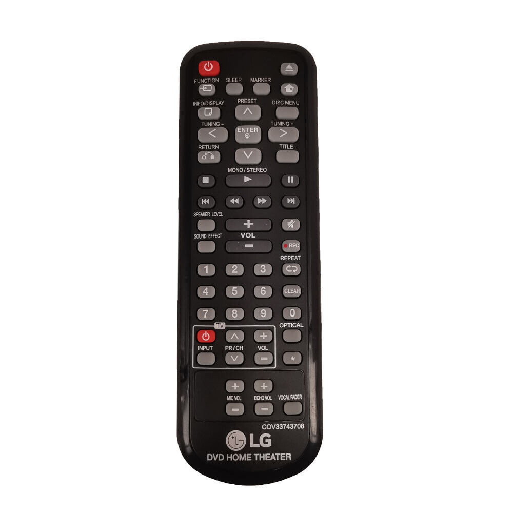 COV ใหม่33743708 ใช้สําหรับ LG DVD ระบบโฮมเธียเตอร์ รีโมทคอนโทรล LHD655W