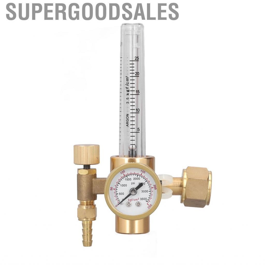Supergoodsales Welding Regulator Valve Brass Flowmeter CO2 Gas MIG Machine Accessories