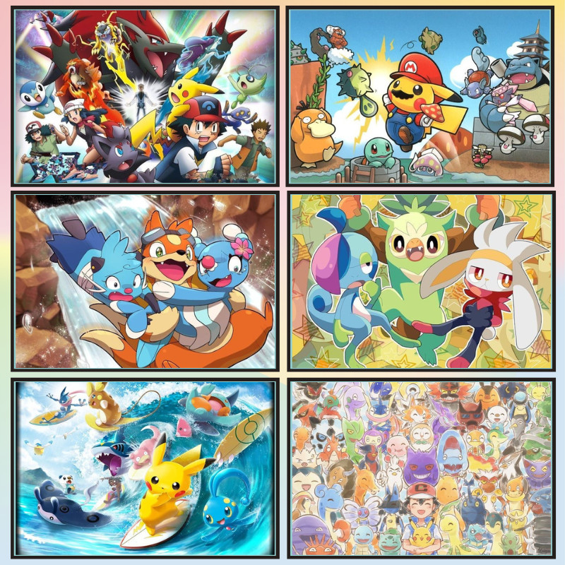 📣พร้อมส่ง📣【Pokémon】jigsaw puzzle-จิ๊กซอว์-300-1000-ชิ้น- ชิ้นของเด็ก จิ๊กซอว์ไม้ 1000 ชิ้น จิ๊กซอว์ 1000 ชิ้นสำหรับผู้ใหญ่ จิ๊กซอ จิ๊กซอว์ 500 ชิ้น🧩33-1 จิ๊กซอว์ 1000 ชิ้น สำหรับ ผู้ใหญ่ ตัวต่อจิ๊กซอว์ จิ๊กซอว์ การ์ตูน
