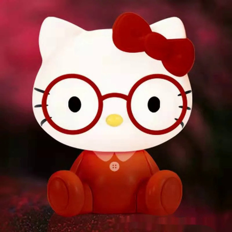 ใหม่ โคมไฟกลางคืน Led ลายการ์ตูน Hello Kitty อินเตอร์เฟซ Usb สําหรับตกแต่งห้องนอนเด็ก