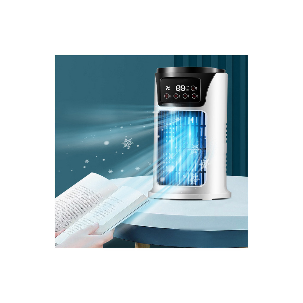 Home Gard สเปรย์เครื่องปรับอากาศพัดลมเสียงรบกวนต่ำ 6 ชั่วโมง ความเร็วลม Quick Cooling Evaporative Air Cooler สำหรับห้องนั่งเล่นห้องนอน