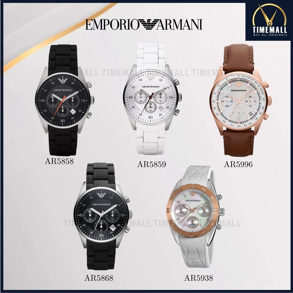 Emporio Armani นาฬิกาข้อมือผู้ชาย รุ่น AR5858 AR5859 AR5868 AR5938 นาฬิกาแบรนด์เนม อามานี่  brandnam