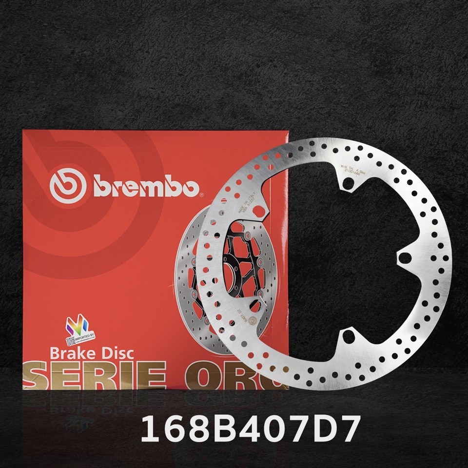 Brembo จานเบรคหน้า 168B407D7 สำหรับ BMW F800, S1000R, S1000RR, R NINE T, R1200, HP2, K1200, K1300