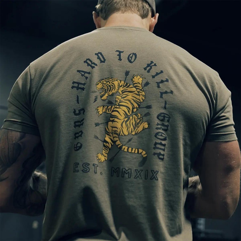 เสื้อยืดแขนสั้น พิมพ์ลายธีม GBRS รักษาความปลอดภัย