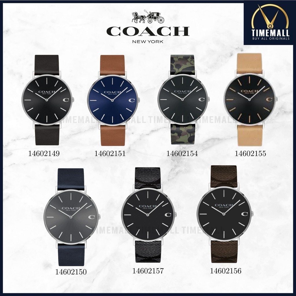 OUTLET WATCH นาฬิกา Coach OWC73 นาฬิกาข้อมือผู้หญิง นาฬิกาผู้ชาย แบรนด์เนม  Brandname Coach Watch รุ่น 14602157