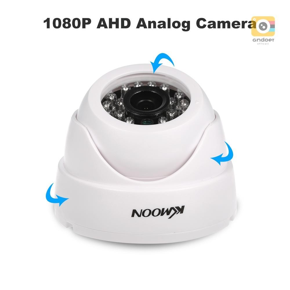กล้องวงจรปิดอะนาล็อก 1080P AHD เลนส์ 3.6 มม. 1/2.8 นิ้ว CMOS 2.0MP IR-CUT 24 ชิ้น IR LEDS เวอร์ชั่นกลางคืน สําหรับระบบรักษาความปลอดภัยในบ้าน