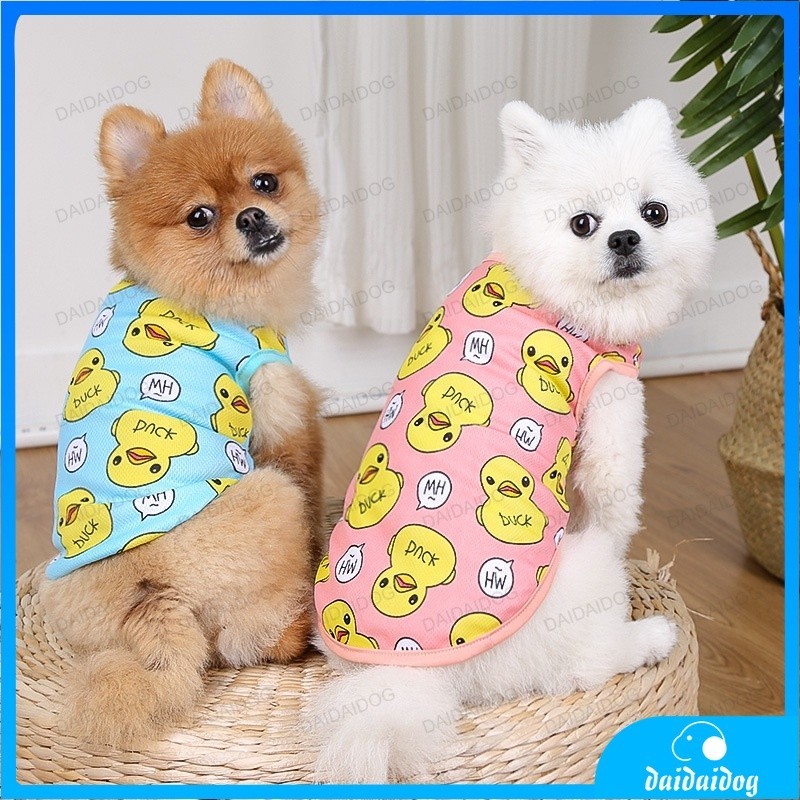 ใหม่ เสื้อกั๊ก สีเหลือง สําหรับสัตว์เลี้ยง สุนัข แมว เหมาะกับฤดูใบไม้ผลิ ฤดูร้อน