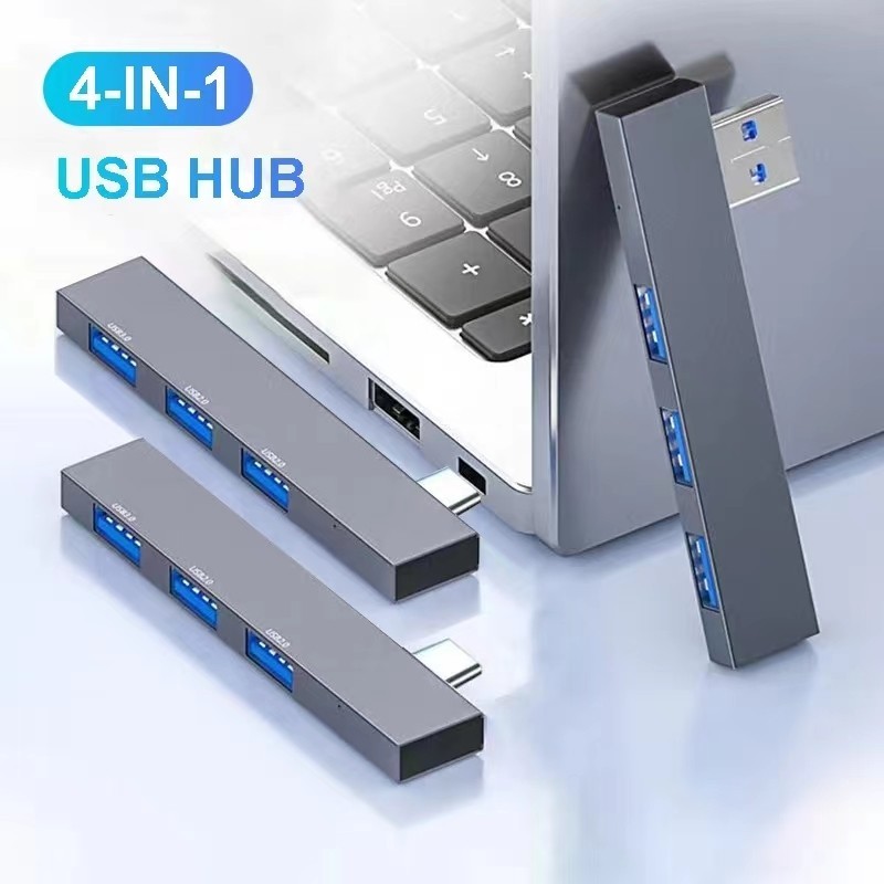 อะแดปเตอร์แยก OTG Type-c USB เป็น USB 3.0 4 พอร์ต สําหรับ HDD SSK Xiaomi Lenovo M-a-c 13 15 Air Pro