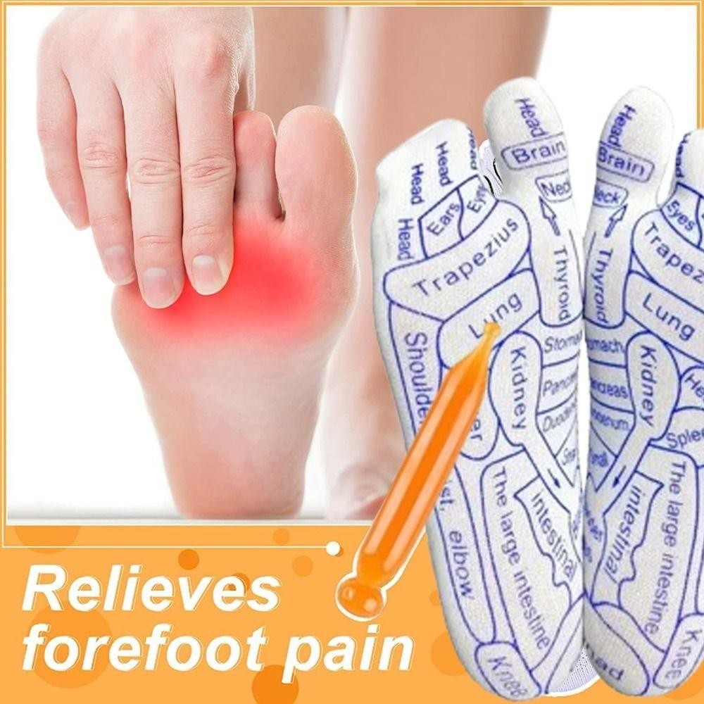 Rtjifss99ถุงเท้ากดจุด, ไม้นวดนํามาใช้ใหม่ถุงเท้านวดเท้า, พร้อมเครื่องมือนวดบรรเทาเท้ายางบรรเทาอาการปวดเท้าความดันเท้าถุงเท้าจุดสําหรับสปาเท้า