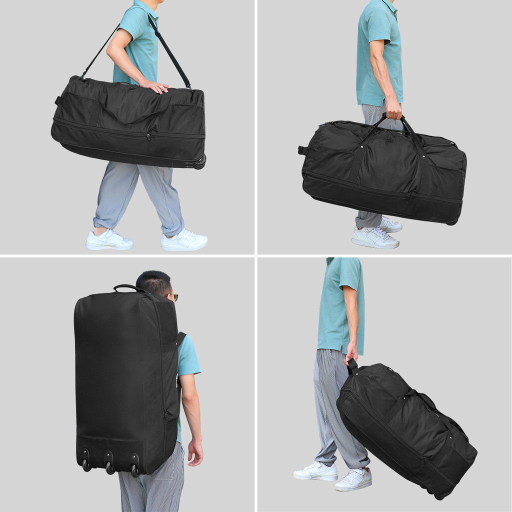 ใหม่ กระเป๋าเดินทาง ผ้าออกซ์ฟอร์ด กันน้ํา ความจุเยอะ พร้อมล้อลาก พับได้ Amazon 3.29 &lt; 600D &gt;