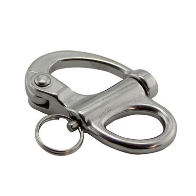 แหวนเงิน 304 Rvs 50 Vaste Snap Anker Shackle Rigging Zilveren สําหรับประกันตัว