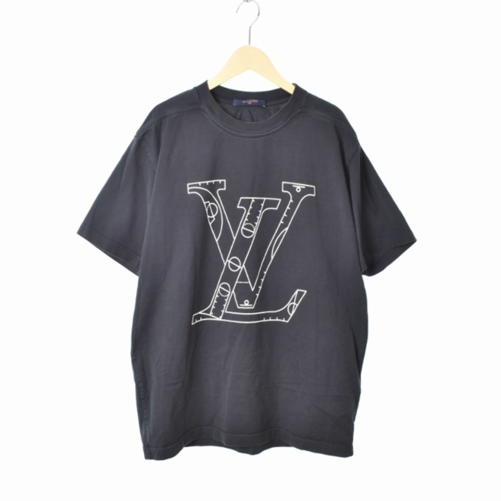 Louis VUITTON × NBA 21SS LV เสื้อยืด ลายโลโก้ BLACK ส่งตรงจากญี่ปุ่น มือสอง
