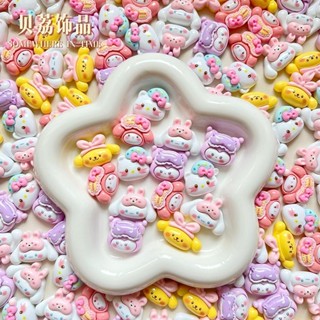 [100 ชิ้น พร้อมส่ง] สติกเกอร์เรซิ่น รูปซานริโอ้ แวววาว สําหร…