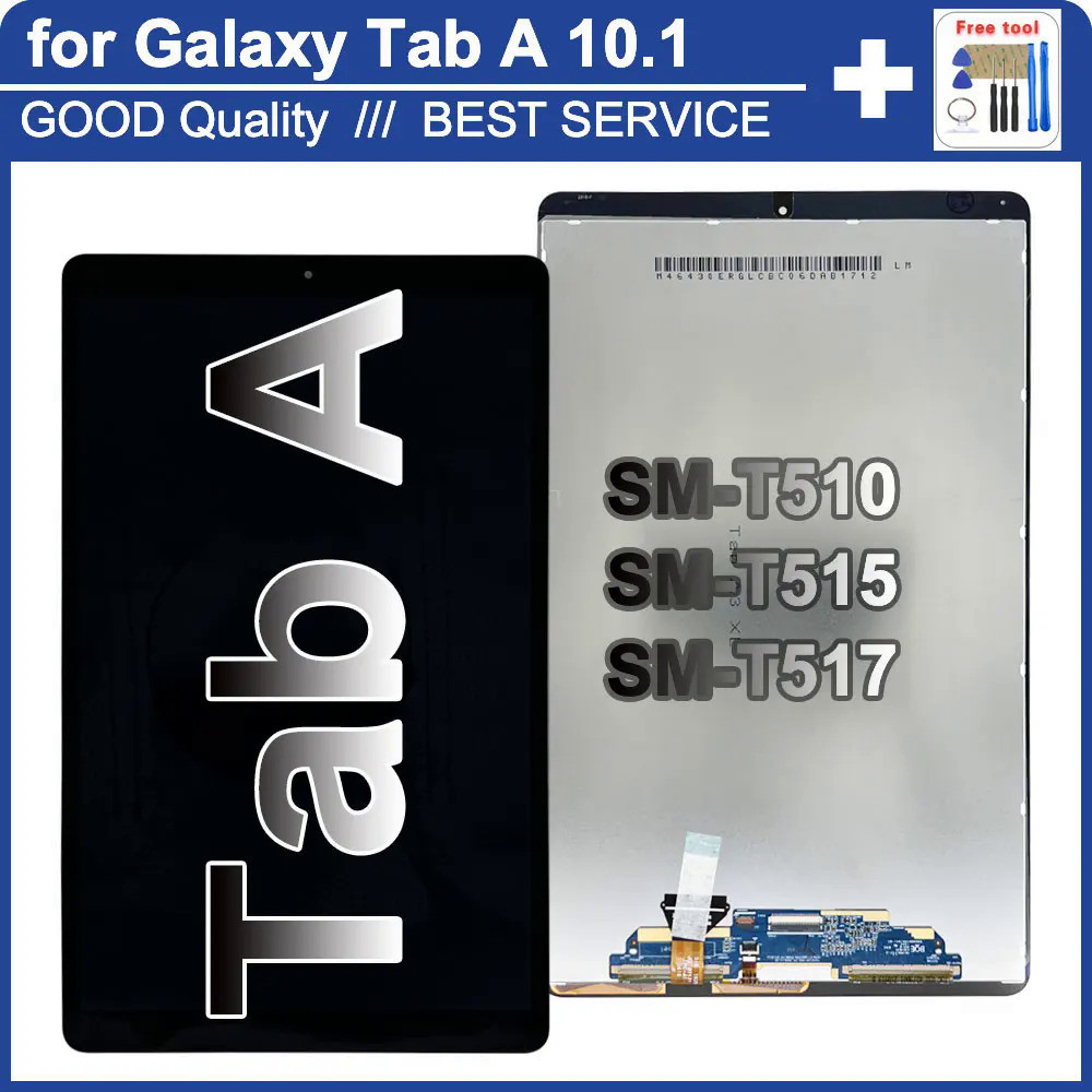 อะไหล่หน้าจอสัมผัส LCD แบบเปลี่ยน สําหรับ Samsung Galaxy Tab A 10.1 SM T510