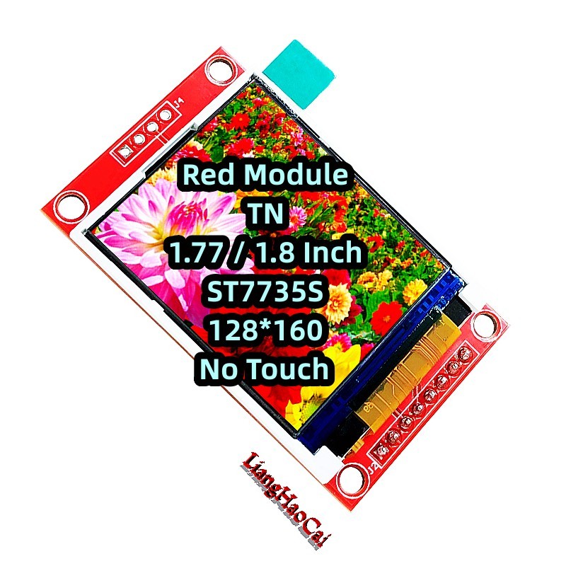 1.8 Inch Red Module No Touch Display 128*160 ST7735S 16 Bit RGB 65K