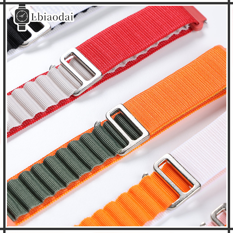 สายไนลอน Alpine Loop for Samsung Galaxy Watch FE 7 6 5 4 40 44 มม. /Huawei/Amazfit/Garmin/Xiaomi เทปกีฬา 20 มม. 22 มม