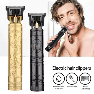 【พร้อมส่ง】ปัตตาเลี่ยนตัดผมไฟฟ้า ปัตตาเลี่ยนชาร์จ แบบชาร์จusb สไตล์วินเทจ