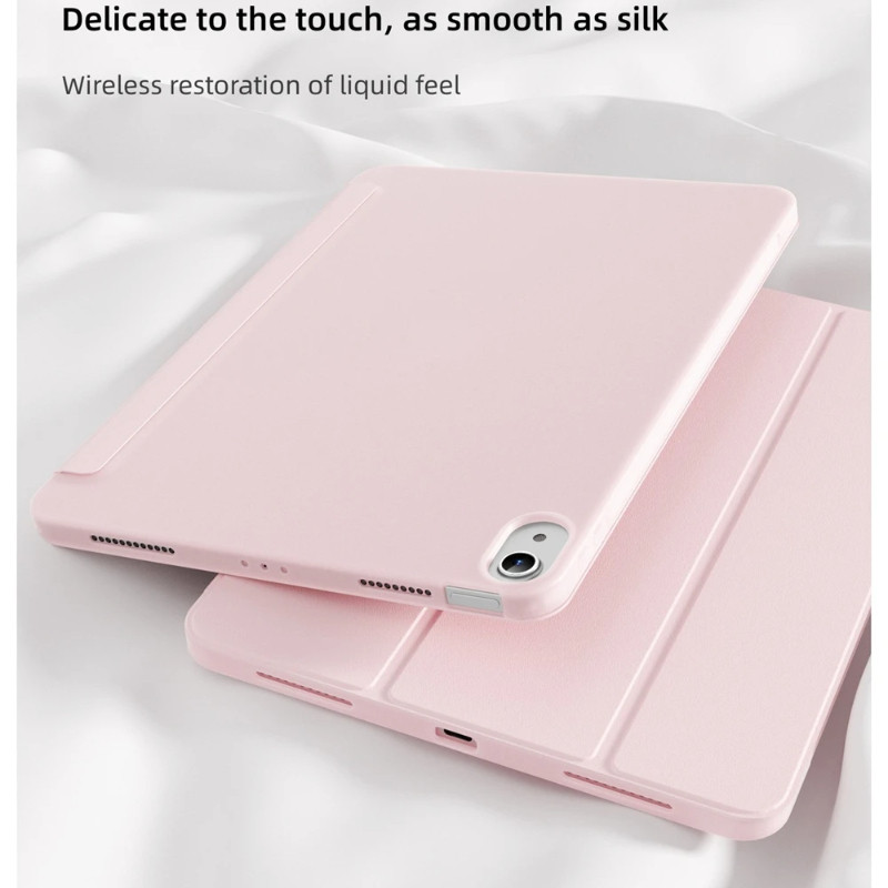 สําหรับ iPad 11th A16 2025 Air 11 13 M3 Pro11 M4 10th 10.9 Air 5 Air6 5 4 10.2 9th 8 7th Air 3 2 1 9.7 6th 5th ขาตั้งพับแม่เหล็ก Soft TPU ฝาหลัง