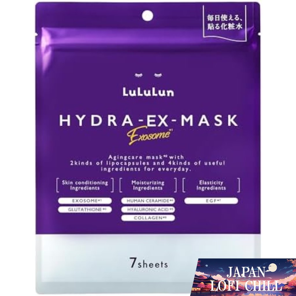 Lululun Hydra Ex Face Mask (7 ชิ้น/28 ชิ้น)【Direct from Japan】