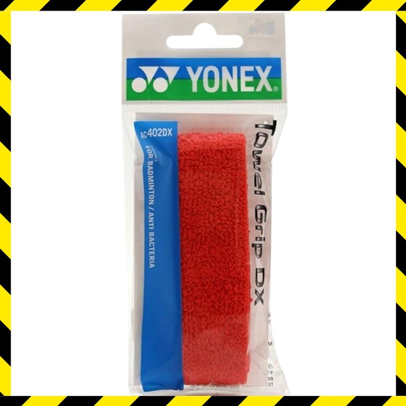 Yonex Towel Grip Dx (1 ชิ้น) สีแดง X 3 ชุด Ac402Dx-001-3Set

