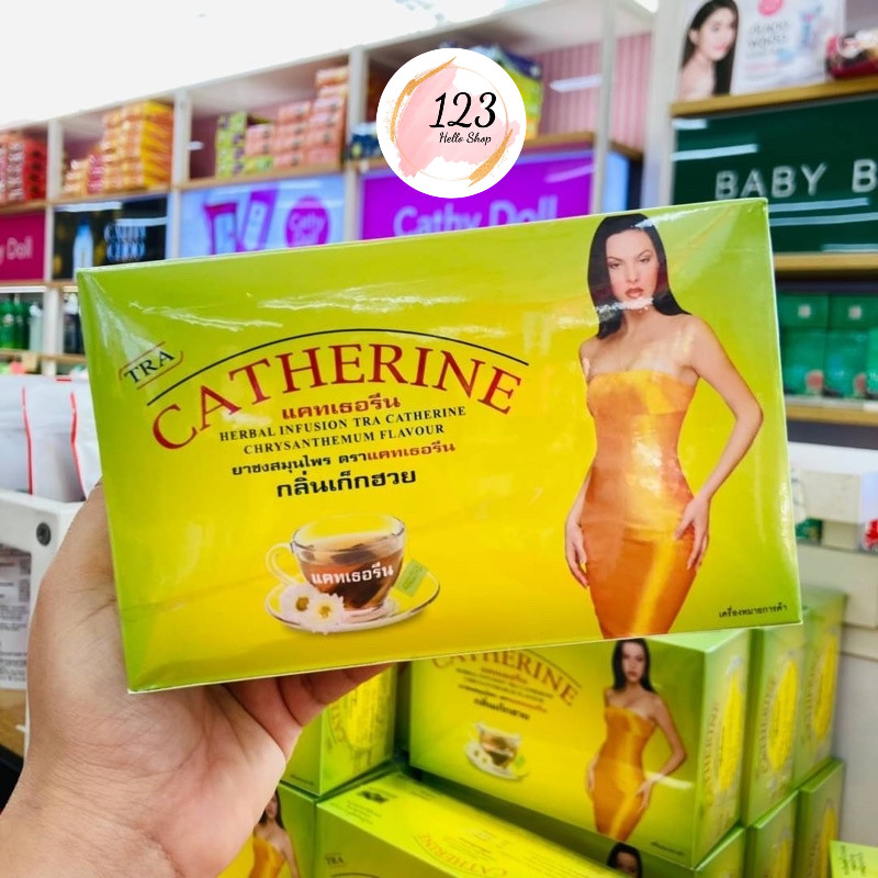 Catherine Herbal Infusion Tea ชาชงสมุนไพร แคทเธอรีน กลิ่นเก๊กฮวย 32 ซอง ✨