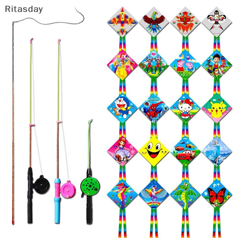Ritasday ของเล่นเด็กขนาดใหญ่ Shipping Delta Kites บินของเล่น Kites จับสายกีฬากลางแจ้ง Kites ไนลอน Professional ลม Kites ใหม่