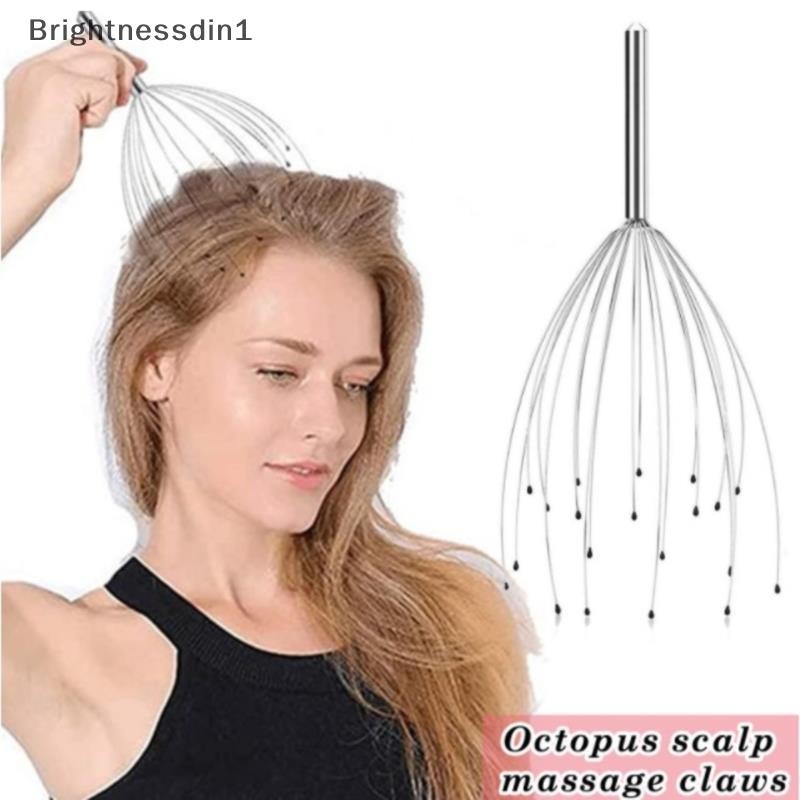[Brightnessdin1] เครื่องนวดหนังศีรษะ 20 กรงเล็บนวด Scratcher เพื่อการผ่อนคลายลึก Boutique