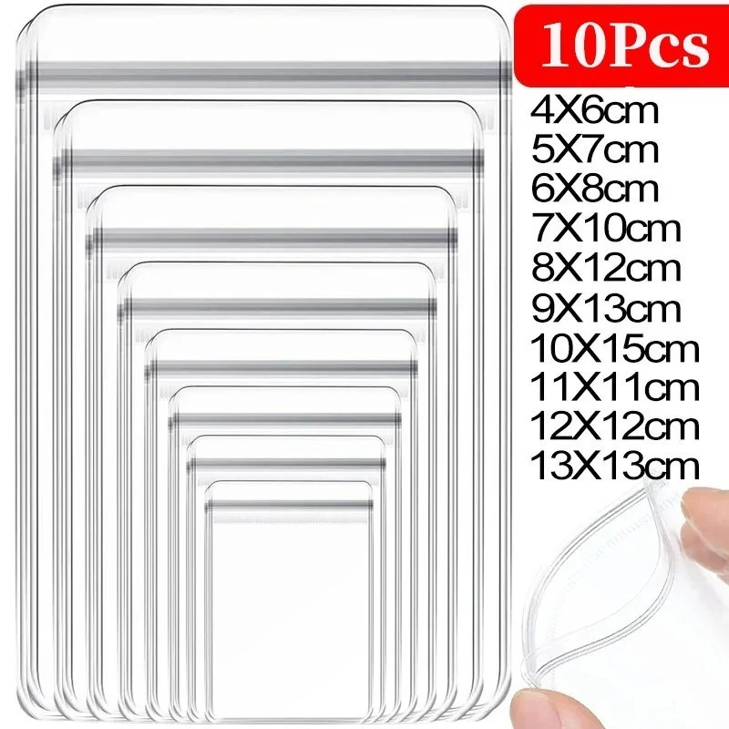 ถุงแพ็คเกจเครื่องประดับ PVC แบบใช้ซ้ําได้ - ถุงปิดผนึกด้วยตนเองแบบหนา - สร้อยคอต่างหูป้องกันการออกซิเดชั่น กระเป๋าจัดระเบียบแบบใส thumbnail 10