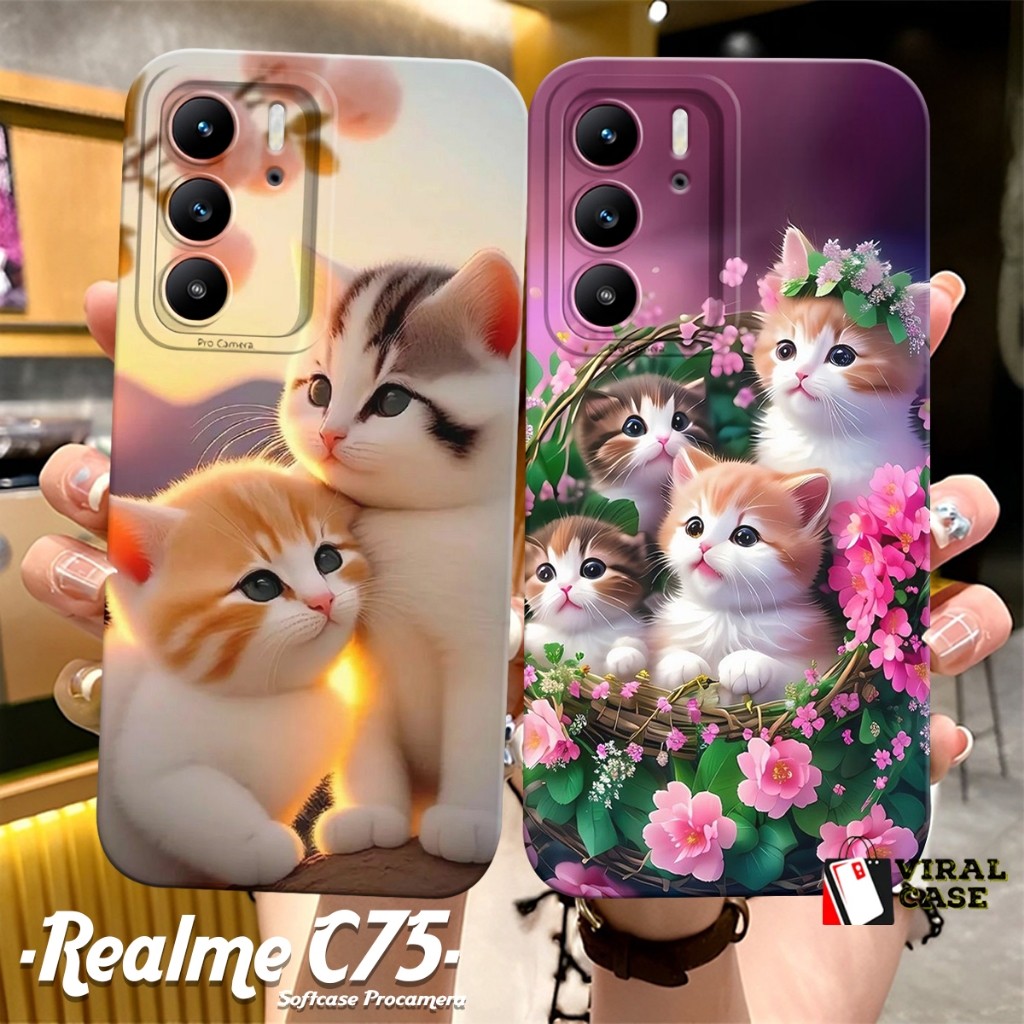 HP ล่าสุด REALME C75 4G 2024 / REALME C75X 4G 2024 / REALME C65 4G 2024 Case - เคสแฟชั่นนามธรรม - เค