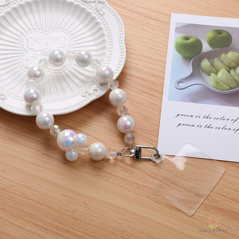 สายคล้องข้อมือสั้น เคสโทรศัพท์ลายการ์ตูน จี้โทรศัพท์พร้อมลูกปัดมิกกี้เม้าส์-CY