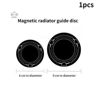{maybest} 1PCS ใหม่ 9 ซม.แผ่นโลหะแหวนสําหรับรถยนต์แม่เหล็กหม…