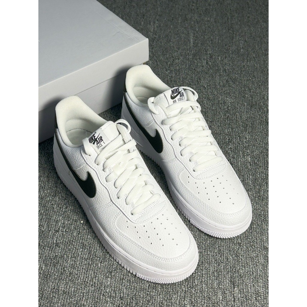 sneakers Nike Air Force 1 Low white white black black white รองเท้า new