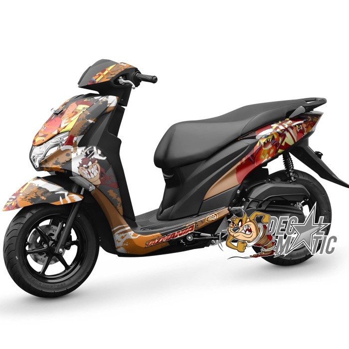 Decal Freego สติกเกอร์เต็มตัว Yamaha Freego 125 2018 2019 2020 2021 Tazmanian Devil