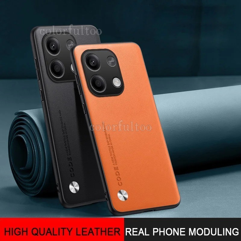 เคสโทรศัพท์มือถือหนัง PU แบบนิ่ม ผิวด้าน ป้องกันเลนส์ สีพื้น สําหรับ Xiaomi Redmi Note 13 Pro Plus 13Pro+ Note13 Note13Pro 4G 5G