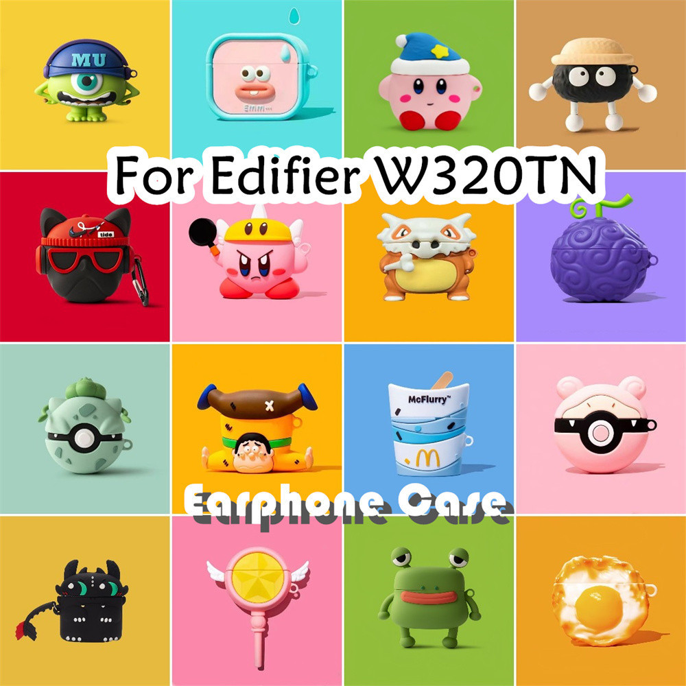 พร้อมส่ง! นําไปใช้กับ Edifier W320TN เคส Case เคสหูฟัง รูปแบบสามมิติที่สร้างสรรค์ ซิลิโคนนุ่ม เคส เค