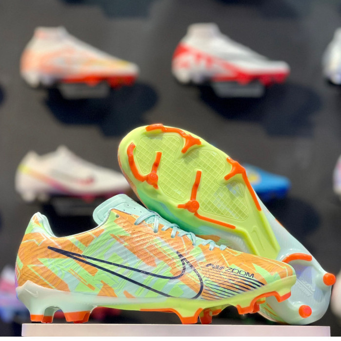 ♞รองเท้า สตั๊ด รองเท้า ฟุตบอล Nike Mercurial Vapor 15 Academy FG หนังสังเคราะคุณภาพสูง แถม ถุงผ้า +