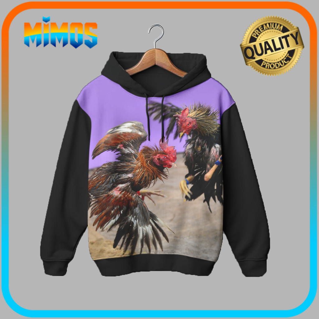 3D Animated TV การ์ตูนไก่เด็ก Hoodie Jacket Chicken Hero 05MM003 _JA สําหรับเด็กอายุ 1-12 ปี
