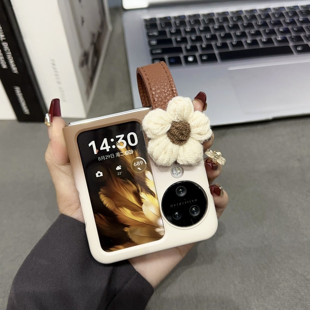 【Fold Love】เคสโทรศัพท์มือถือ แบบฝาพับ กันกระแทก สําหรับ OPPO Find N3 N2 (DSO51)