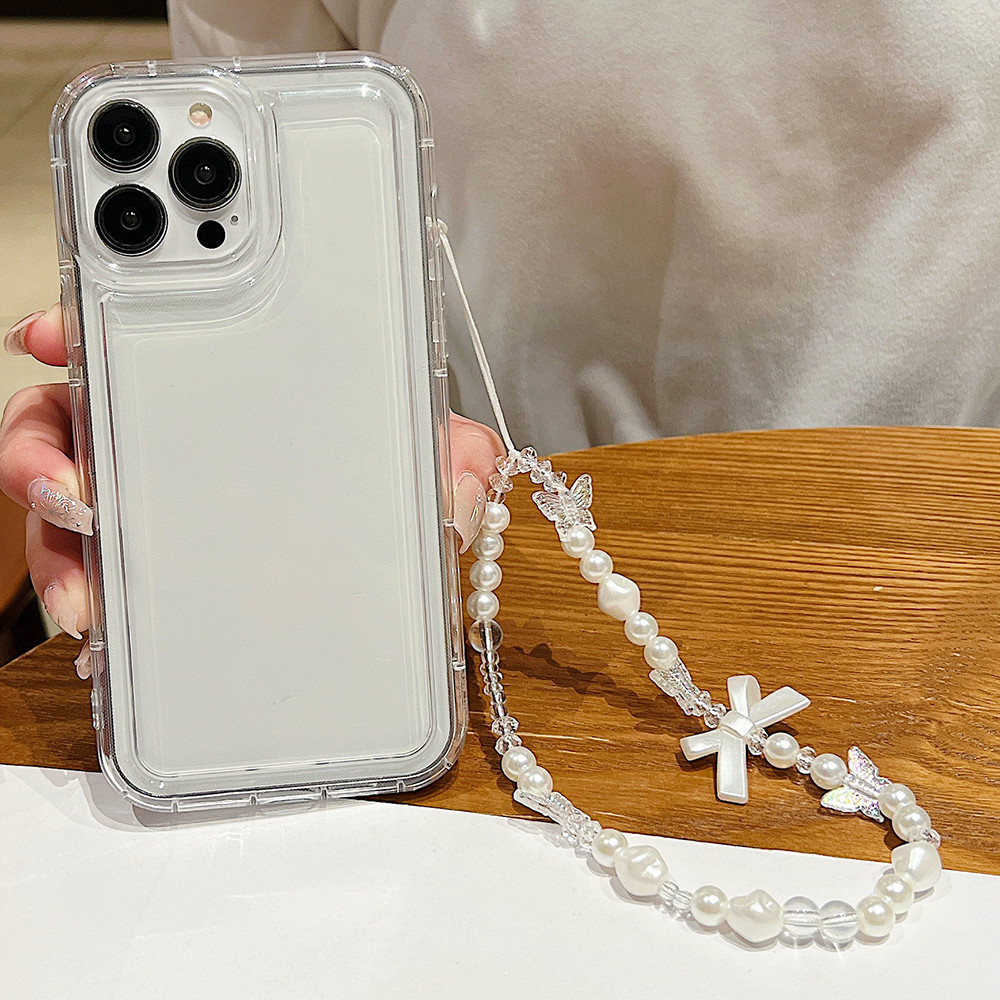 หุ้นไทย☀️เคสโทรศัพท์กันกระแทกพร้อมสายรัด for iPhone 15 11 XR 6 7 8 Plus 12 13 14 Pro Max XS Max เชือกคล้องโทรศัพท์มือถือ