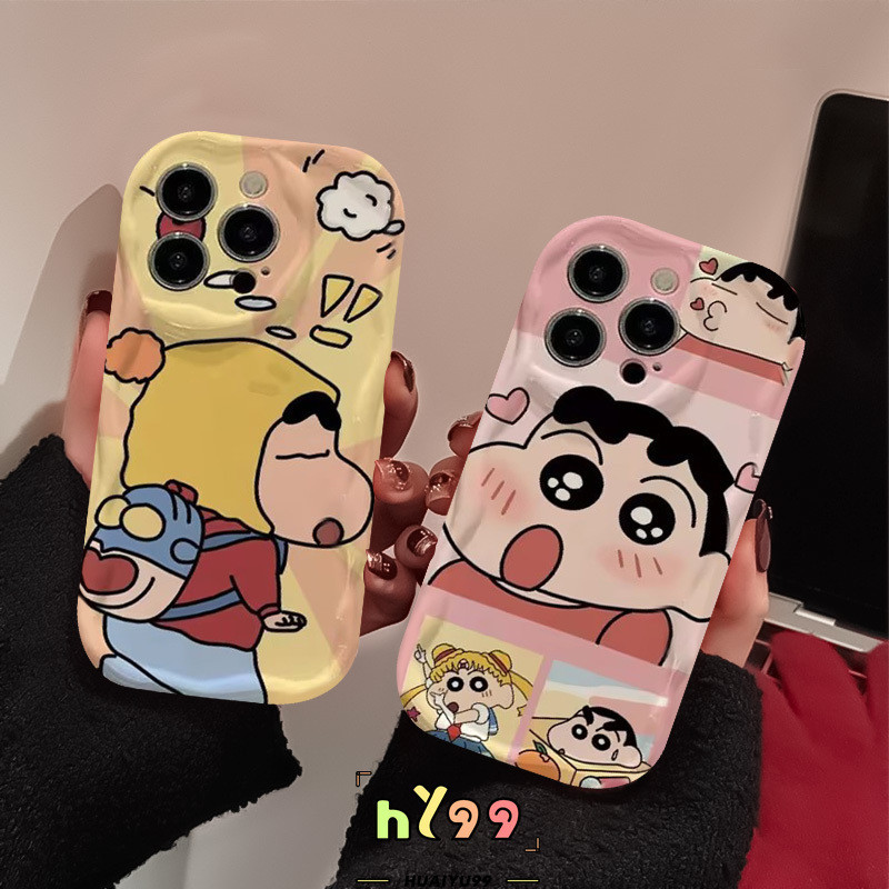 นุ่มน่ารักการ์ตูน Crayon Shin Chan สําหรับ OPPO A38 A15 A7 A18 A16 A54 A17K A1K A5s A12 A17 A58 A57 